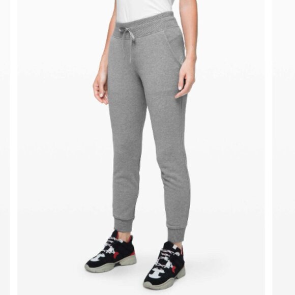 Lululemon Warm Down Jogger II 28" Heather Core Medium Gray Size 4 - Picture 1 of 7